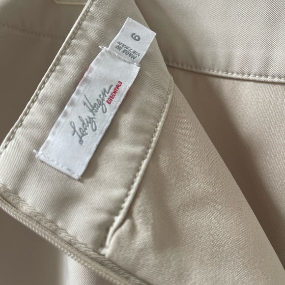 Lady Hagen Woven Golf Skort Khaki Size 6 - Picture 8 of 8